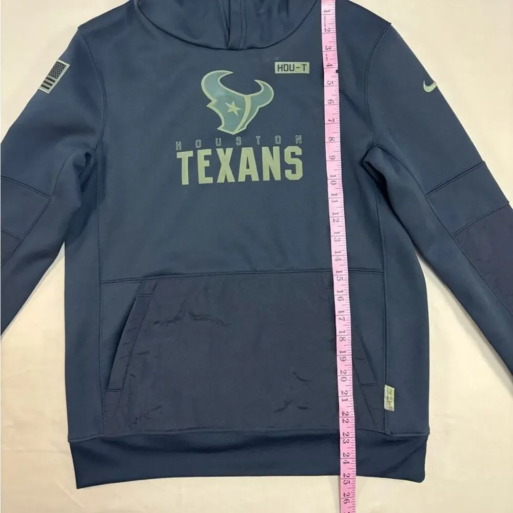 Nike Boys Black Military Appreciation Houston Texans Hoodie Size Large 14/16